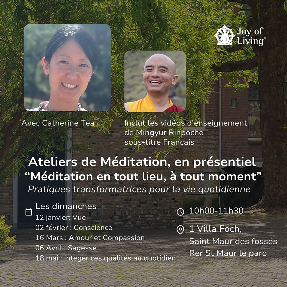 Atelier méditation tibétaine en présentiel